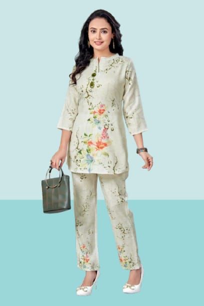 Shree Shanti Selection - Off-White Coord Set